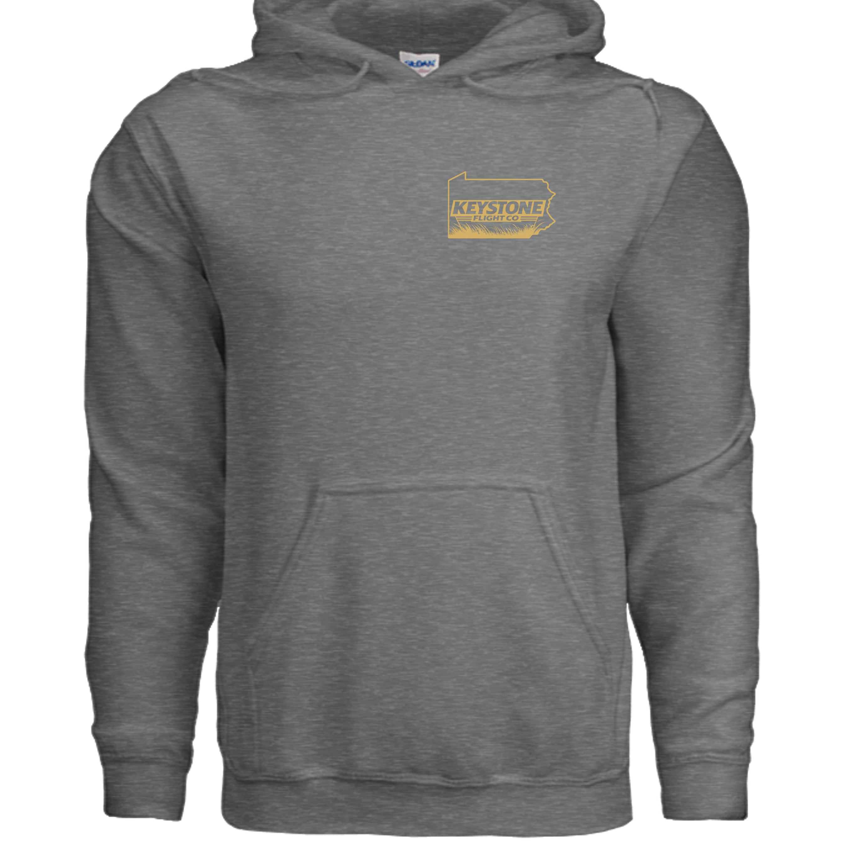 Fan Charcoal Heather - G185 - FRONT