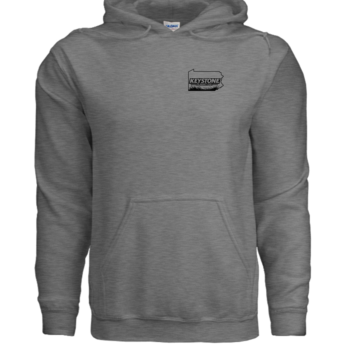 GRAPHITE HEATHER - G185 - FRONT